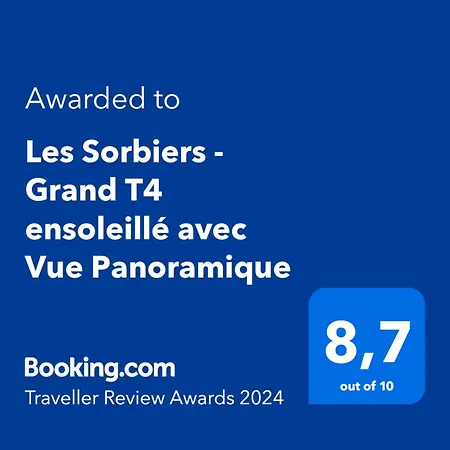 Apartmán Les Sorbiers - Grand T4 Ensoleille Avec Vue Panoramique