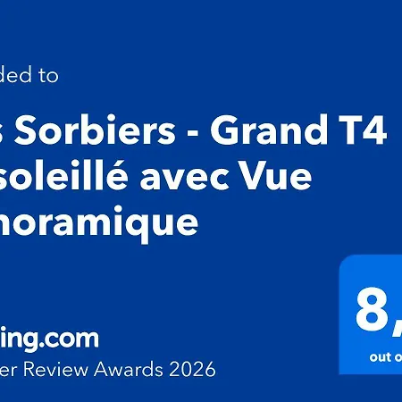 Les Sorbiers - Grand T4 Ensoleille Avec Vue Panoramique *
